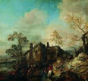 Cornelis van Dalem Landscape with Farmhouse oil
